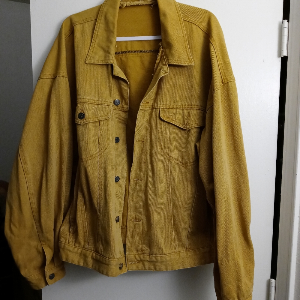 Plus size denim jacket